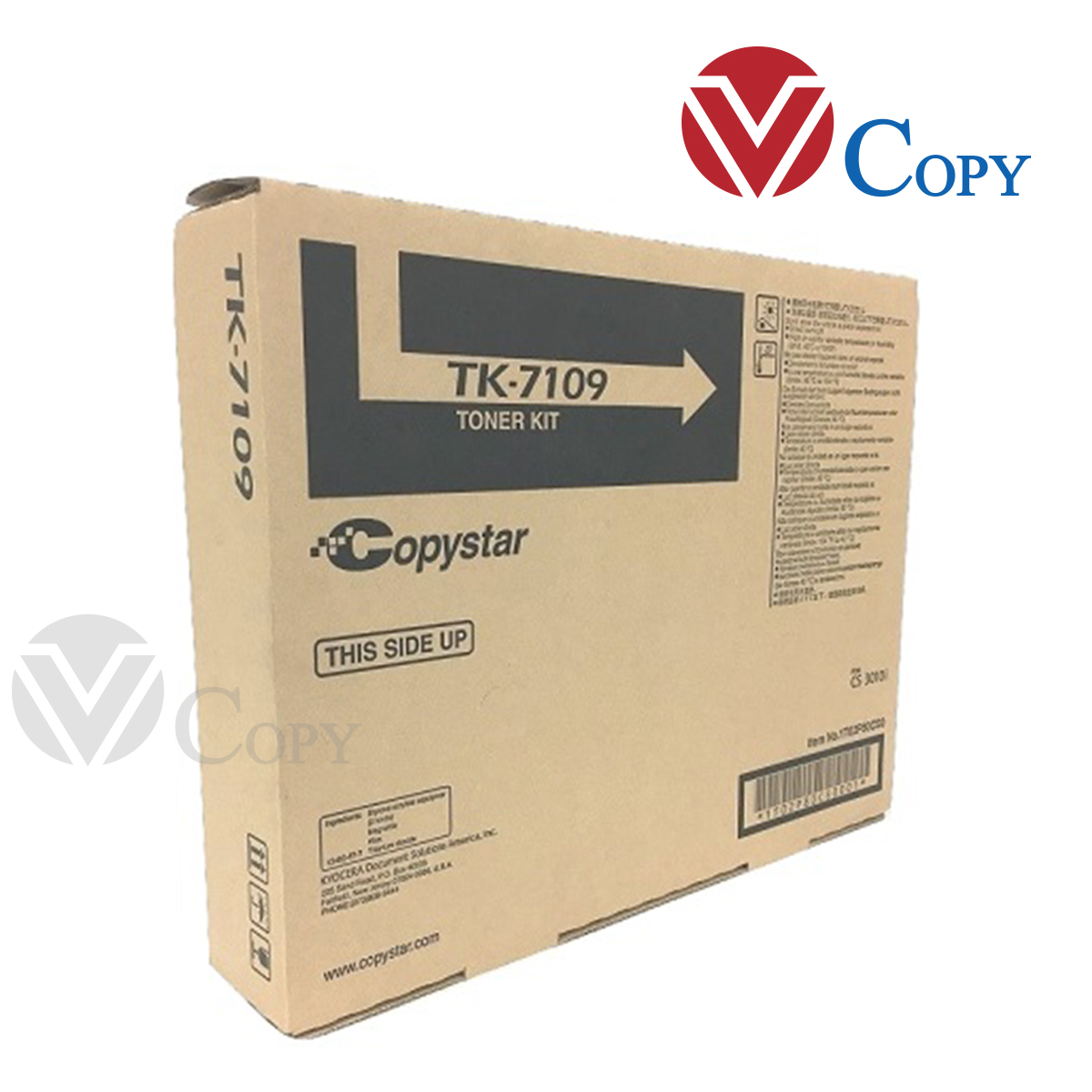 Mực Thương hiệu dùng cho máy Photocopy Kyocera TASKalfa 3010i - Hộp mực TK 7109 (650g)